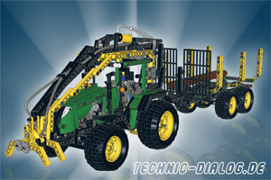 Lego M 1340 Forsttraktor mit Anhänger Lego M 1340 Forsttraktor mit Anhänger