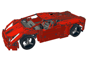 Lego M 1431 Lamborghini Gallardo Full RC