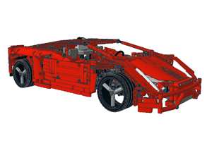 Lego M 1431 Lamborghini Gallardo Full RC