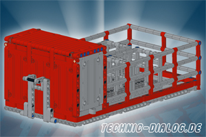 Lego M 1658 Abrollbehälter Sonderlöschmittel Lego M 1658 Abrollbehälter Sonderlöschmittel