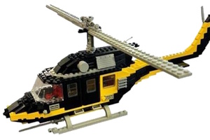 Lego 5542 Rettungshubschrauber Black Thunder