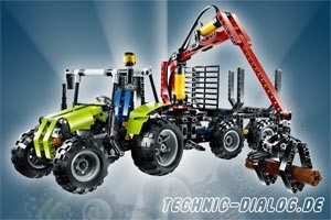 Lego 8049 Traktor mit Forstkran Lego 8049 Traktor mit Forstkran